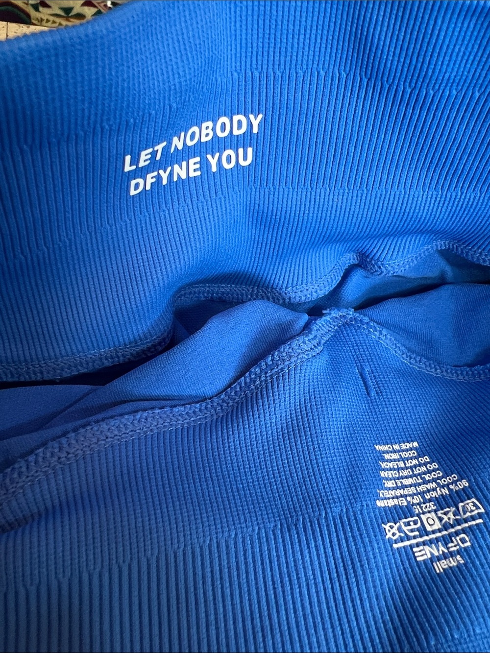 DFYNE Impact Leggings in Royal Blue - Picture 6 of 8